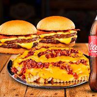 imagem 2 Fatal Duplo Bacon + Batata Gamers Média + Coca de 1,5L